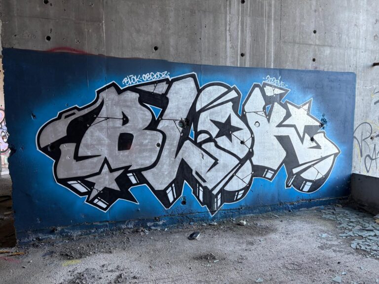 Blok silver blue