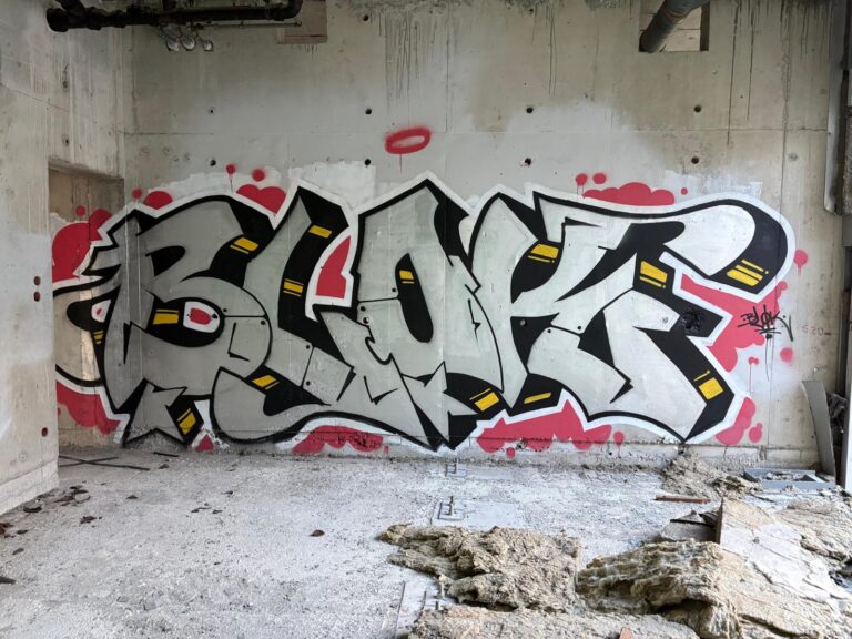 Blok silver red