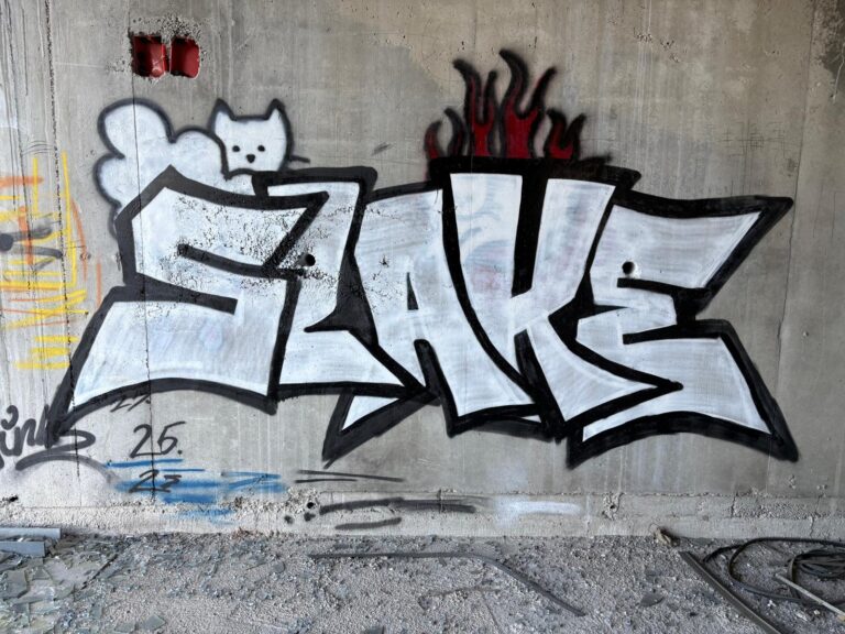 Slake black and white