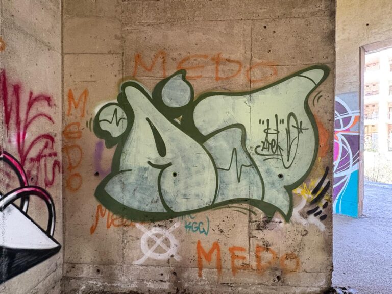 At throwup Atek Grafiti bolnica Blato
