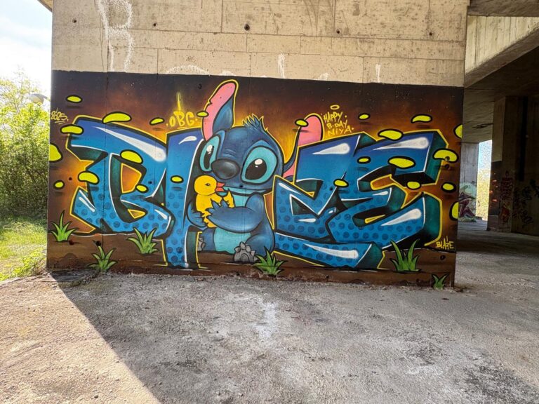 Stitch & Duckling Blaze blue