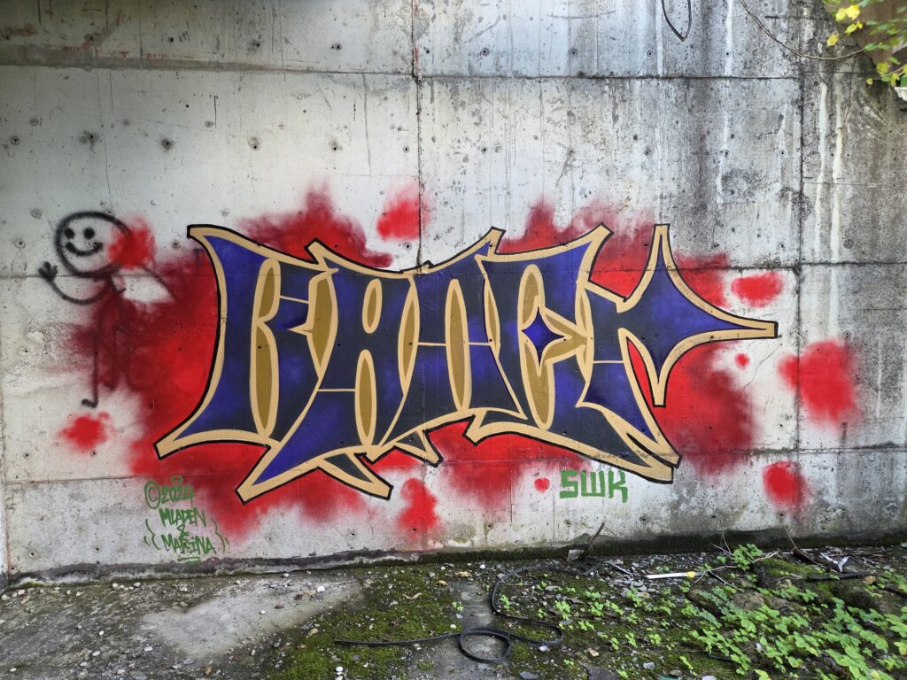 Baner grffiti color