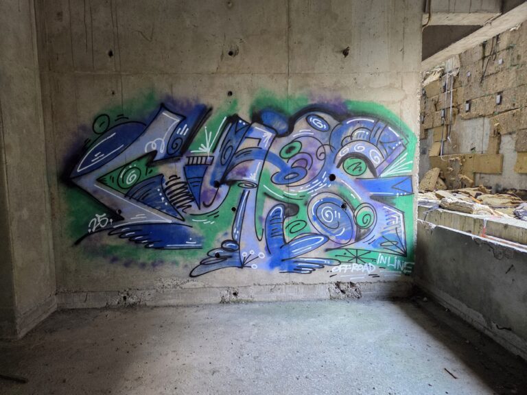 Basement graffiti