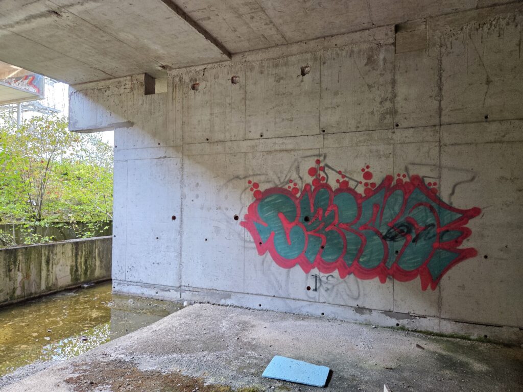 Chhino throwie graffiti