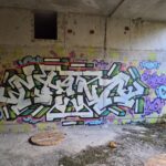 Chino white graffiti