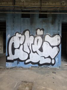 Cimet graffiti silver blue