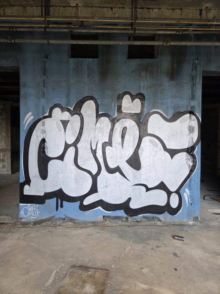 Cimet graffiti silver blue