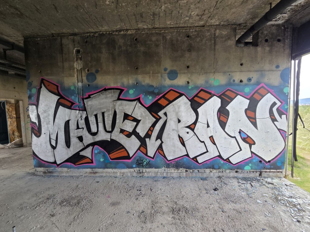 Mate Ran silver production graffiti