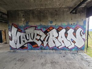 Mate Ran silver production graffiti