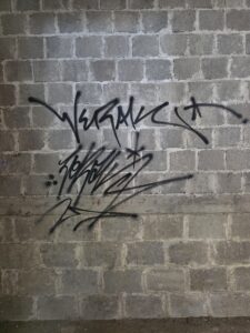 Werak graffiti tagging