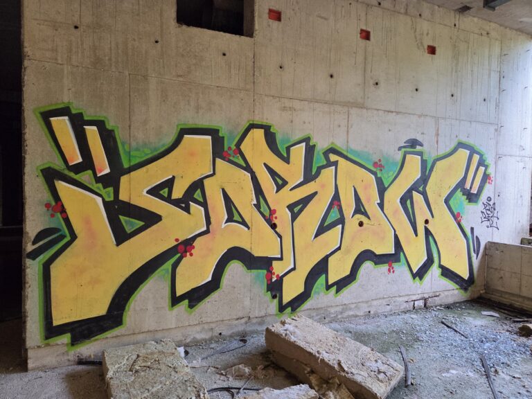 Yellow graffiti Sorow